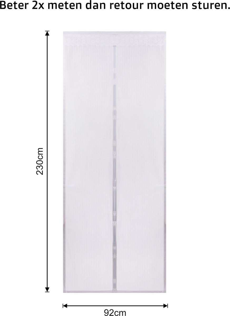 O'DADDY® Magnetische Deurgordijn Polyester