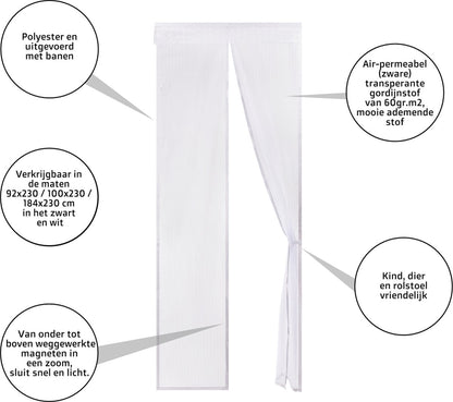 O'DADDY® Magnetische Deurgordijn Polyester