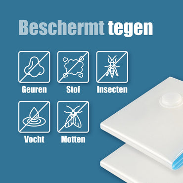 Travelly® Vacuüm Opbergzakken set van 2