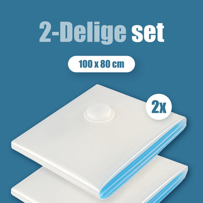 Travelly® Vacuüm Opbergzakken set van 2