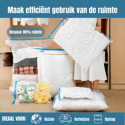 Travelly® Vacuüm Opbergzakken set van 15
