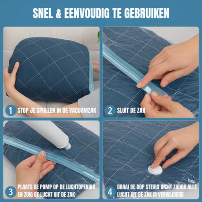 Travelly® Vacuüm Opbergzakken set van 24