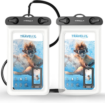 Travelly® Waterdicht telefoonhoesje set van 2