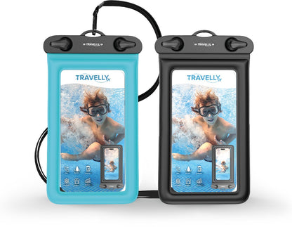 Travelly® Waterdicht telefoonhoesje set van 2